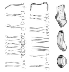 Juego de Instrumentos de Cirugía General de Acero Inoxidable de Alta Calidad, 25 Piezas, Kit de Herramientas Quirúrgicas Manuales Reutilizables, Equipo Médico Hospitalario - Product Image 5