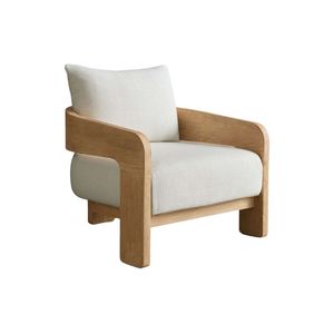 Fauteuil de salon extérieur en teck massif Novara The Plaza, chaise de luxe pour hôtel, resort, patio, jardin, mobilier sur mesure Indonésie - Product Image 6