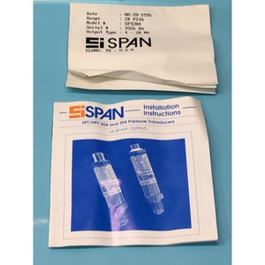Transducteur SI SPAN 2343620 SPT204-2000A-VSF-B-E - Équipements et pièces semi-conductrices d'occasion fiables à l'échelle mondiale - Product Image 5