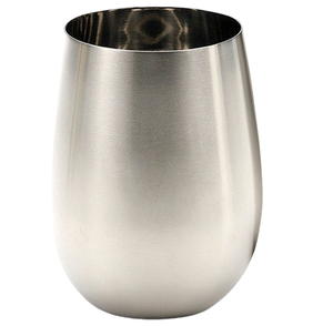 Tasses à bière en verre et métal personnalisées en acier inoxydable de haute qualité, empilables, à paroi simple, pour bar - Product Image 4