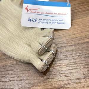 Extensiones de Cabello Genius Weft, Fuertes y Saludables, Precio al por Mayor, Cabello Humano Vietnamita 100% Natural, Proveedor de Cabello Virgen - Product Image 1