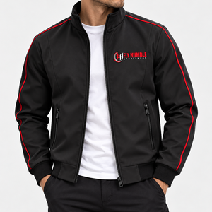 Veste de sport décontractée Fly Humble pour homme, style racer, à blocs de couleur, col montant, fermeture éclair - Product Image 6