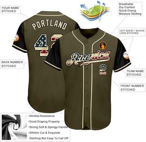 Custom Embroidered Logo Team Name Baseball Shirts Stitched Green Baseball Jerseys - Product Image 2