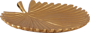 Bandeja de Servir de Latón Hecha a Mano con Diseño de Hojas, Bandeja Decorativa para Mesa, Centro de Mesa para Comedor, Decoración Elegante para Cocina - Product Image 5