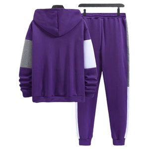 Conjunto Deportivo Casual de Invierno para Hombre, Sudadera con Capucha y Pantalones Reversibles, Ligeros, Transpirables y Ecológicos para Correr - Product Image 2