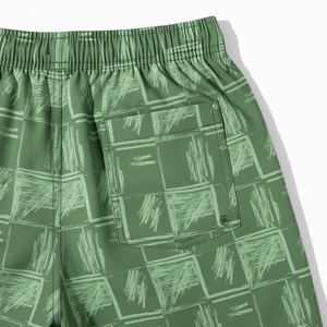 Pantalones Cortos de Ciclismo para Hombre, Cintura Media, Elásticos, para Yoga y Fitness, Compresión, Tela Oxford de Lino/Algodón, Transpirables, Estilo Urbano, Personalizados - Product Image 3