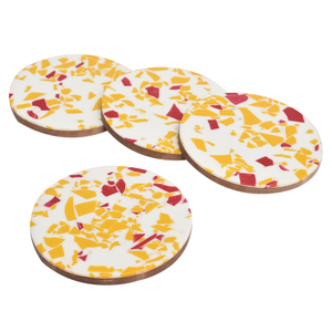 Classic 5mm Eco-Friendly Handmade Resin Coasters-Rectangle Shape Modern Design 4x4 Inches Customizable Multiple Color Options - Product Image 4