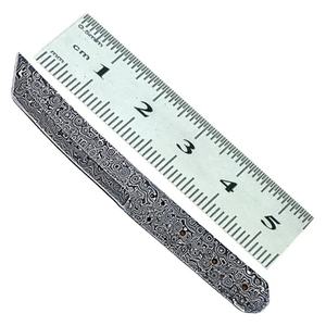 Couteau de Chef Personnalisé Fait Main Jexmoo, Lame en Acier Damas (Épaisseur 3,0 mm, Longueur 5,9 pouces), Étui en Cuir - Cadeau - Product Image 1