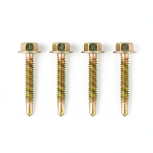 PDC Class 8 Carbon Steel Hex Head Self-Drilling <b>Screw</b> Standard Thread <b>Galvanized</b> Zinc Coating Inch Measurement Customizable - Product Image 1