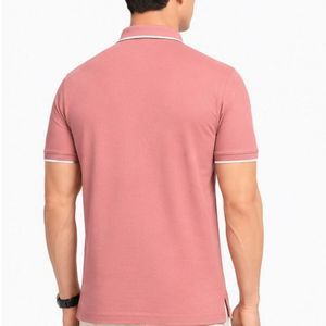 Polo personnalisé en gros pour hommes, en coton doux, polos unis pour les fêtes, combinaison de couleurs, polo pour hommes - Product Image 3