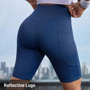 Shorts de Yoga de Cintura Alta para Mujer, Personalizables, Flexibles, Ropa Deportiva para Venta al Por Mayor - Product Image 3