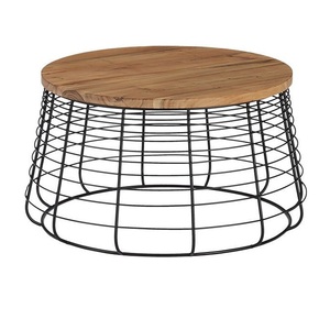 New Selling Premium Quality Frame Iron Wooden Top Coffee <b>Table</b> <b>for</b> Living Room Central <b>Table</b> Side <b>Table</b> <b>for</b> Home Office - Product Image 4