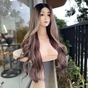 Peluca de Encaje Completo de Alta Calidad, Cabello Fino Tipo Bebé, Textura Ondulada, Color Natural, Pelucas de Cabello Humano Vietnamita - Product Image 3