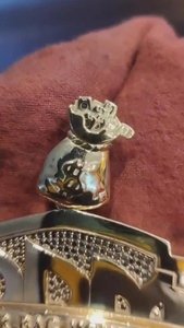 จี้เพชรโมอิสซาไนต์ VVS แบบสั่งทำพิเศษ ตัวอักษรเริ่มต้นตามต้องการ สไตล์ฮิปฮอปสุดหรู เงินแท้ 925 ชุบทอง ได้รับการรับรองจาก GCI IDGL ผ่านการทดสอบเพชร - Product Image 5