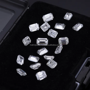 Diamante de corte esmeralda Cvd certificado Igi, Diamante cultivado en laboratorio de 1,22 quilates, Color blanco, 7x4mm, Diamante Suelto certificado IGI - Product Image 6