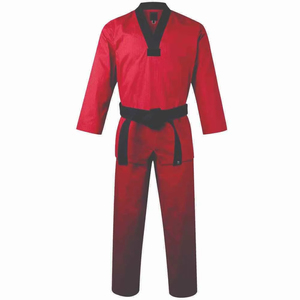 Adults Lightweight Breathable Cotton Taekwondo Uniform for Training Jiu Jitsu Kimono Gi with Stretch Feature <b>Cheap</b> Price OEM - Product Image 1