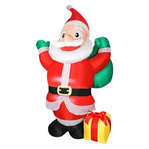 Factory Wholesale Christmas Inflatable Decoration Christmas Inflatable Santa Claus For Party Indoor Outdoor