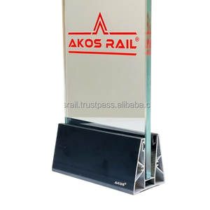 Solución total para proyectos Balaustradas de balcón montadas en la parte superior de aluminio y pasamanos de espiga para centros comerciales Hoteles y hospitales - Product Image 4