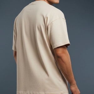 Camiseta de Hombre de Alta Calidad, Estilo Vintage, Tejida, 300gsm, Oversize, de Algodón, con Estampado, Nueva Colección 2026, Manga Corta, Ropa Urbana - Product Image 2