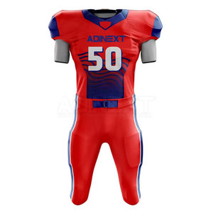 Maillot de football américain rouge pour homme, col en V, manches courtes, en mesh respirant, numéro 24, sérigraphié, tenue d'équipe - Product Image 6