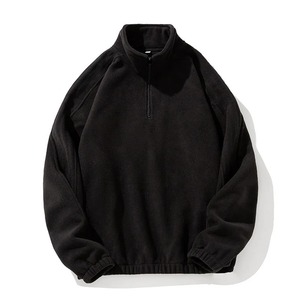 Stylish Breathable Fleece Half Zipper <b>Sweater</b> New Fashion Custom Digital Printing Logo Plus Size <b>Men's</b> Winter - Product Image 2