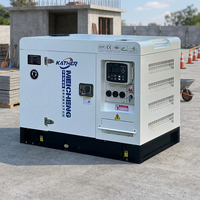 Groupes électrogènes diesel super silencieux 12/15/18/20/25 KVA, conformes RoHS, insonorisés, portables, pour la production d'électricité en veille
