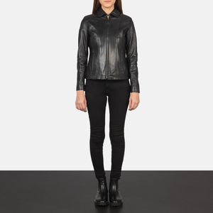 Cheap Price Women <b>Leather</b> <b>Jackets</b> New Arrival <b>Long</b> Knitted Cotton Customized Color Wholesale Women's Studded Genuine <b>Leather</b> - Product Image 4