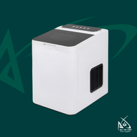 Macchina per il ghiaccio automatica portatile Sudex in plastica, 12 kg/giorno, con controllo touch LED digitale, efficienza energetica di grado 1