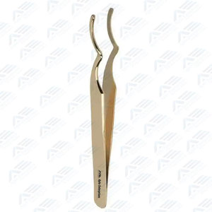 Stainless Steel Lash Extension Tweezers Professional Lash Extension Tweezers Fiber Tip Tweezers Reusable - Product Image 5