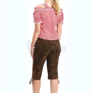 ชุดโอ๊คโทเบอร์เฟสต์สำหรับผู้หญิง เลเดอร์โฮเซ่น ชุดพิธีกรรมแบบดั้งเดิมของยุโรป - Product Image 6