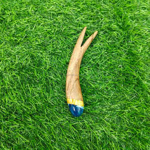 Fourchettes à fruits de luxe en bois d'acacia, design poisson, écologiques, à long manche, élégantes, faites à la main, ensemble de couverts pour fête à prix abordable - Product Image 6