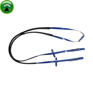 Amarillo respirable TPU caballo, cuerda halter hardware - Product Image 3