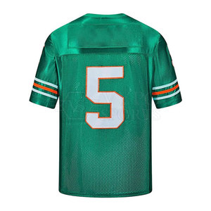 Maillot de football américain personnalisé VYPO SPORTS, écologique, 100% polyester, tissu respirant et léger, manches courtes, col en V - Product Image 2