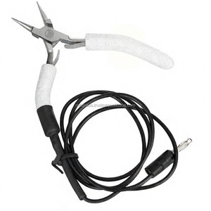 ZETOMED PRO Grounded Needle Nose Pliers High Quality Stainless Steel Jewelry Making Pliers Customizable Color 5"/Customized - Product Image 5