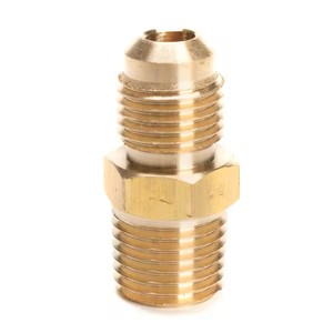 ข้อต่อทองเหลือง Dingfei สำหรับแก๊ส แบบ SAE 45 องศา หัวต่อแบบ Half-Union ขนาด 3/8" Flare X 3/8" Flare พร้อมหัวต่อแบบ Hex Nipple สำหรับระบบ HVAC - Product Image 4