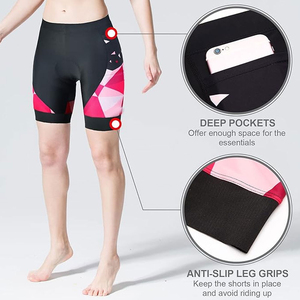 Shorts de cyclisme personnalisables avec votre logo, séchage rapide, respirants, best-sellers - Product Image 5