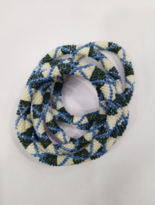 Blue Shade Glass <b>Beads</b> Children's Romantic Gift Beaded <b>Bracelets</b> - Product Image 5