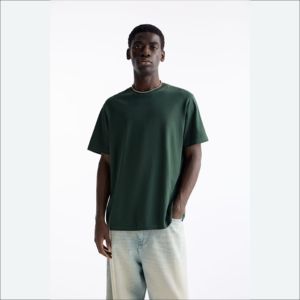 เสื้อยืดผู้ชายคุณภาพสูงแบบเรียบ 230gsm ไซส์ใหญ่พิเศษ เสื้อยืดผ้าฝ้ายหนา 300gsm พิมพ์ลายกราฟิก เสื้อยืดแฟชั่นที่ดีที่สุดสำหรับผู้ชาย - Product Image 6