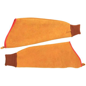 Manchons et protège-bras en cuir de vachette fendu pour le soudage, durables, résistants au feu, respirants, antidérapants, personnalisables, industriels - Product Image 1