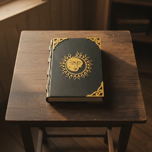AAN Overseas Ventures Sun Moon Journal en cuir Vintage fait à la main Cahier en relief Design Antique Lock-Livre-cadeau d'écriture de voyage - Product Image 2