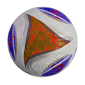 Ballon de football en cuir PU personnalisable, durable et très vendu d'Oxva Industries, avec vessie en butyle légère et écologique, haute performance. - Product Image 1