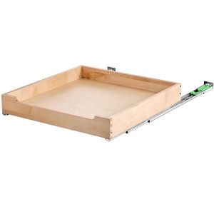 Organizzatore Estraibile per Armadio 20"W X 21"D, Cassetto in Legno con Chiusura Morbida per Camera da Letto, Design Salvaspazio - Product Image 6