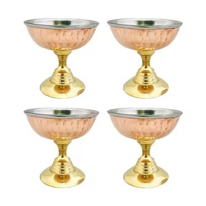 Tazón de Helado de Metal Moderno, Taza de Postre de Acero Inoxidable Pulido, Decoración Elegante para Mesa de Comedor - Product Image 3