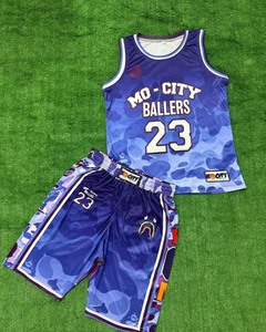 Maillot de basket-ball personnalisé avec logo d'équipe, design brodé, vêtements de basket-ball, uniforme de basket-ball par sublimation - Product Image 1