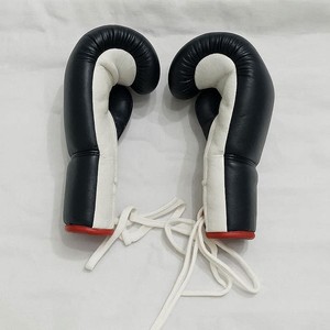 Hot Selling Custom Made Manufacture Premium Quality Genuine Leather Competition Fighting Boxing Gloves Latest Boxing Gloves - Product Image 4