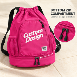 Bolsa Deportiva Personalizada con Logotipo para Club de Pádel, Bolsillos Laterales de Malla, Cierre y Diseño de Acceso Frontal con Cremallera para Equipo Deportivo, Bolsa para Raqueta de Pádel OEM - Product Image 3
