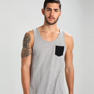 Quality <b>Men's</b> Athletic <b>Vest</b> Lightweight Workout Apparel Gym Training <b>Running</b> Top Custom Color Matching Size Range Private Label - Product Image 3