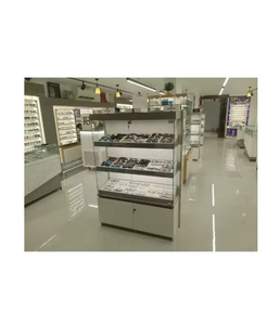 Custom Optical Showroom Interior Design Elegant Functional Eyewear Store Setup Smart LED <b>Lighting</b> Display Furniture - Product Image 6