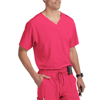 Tenues médicales de haute qualité à manches courtes, vêtements de travail pour hôpital, uniformes pour le personnel infirmier, blouses à col en V