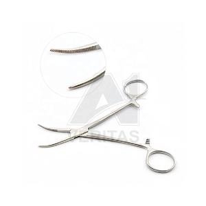 Pinzas de Curva Lateral A-1 VERITAS Dandy Arteryy de Acero Inoxidable con Acabado Mate, 14cm, Instrumentos Quirúrgicos ORL, de Alta Demanda - Product Image 6